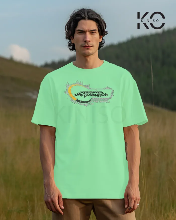 Car Graphic T Shirts for guys with Car Half Back Design - Image 5